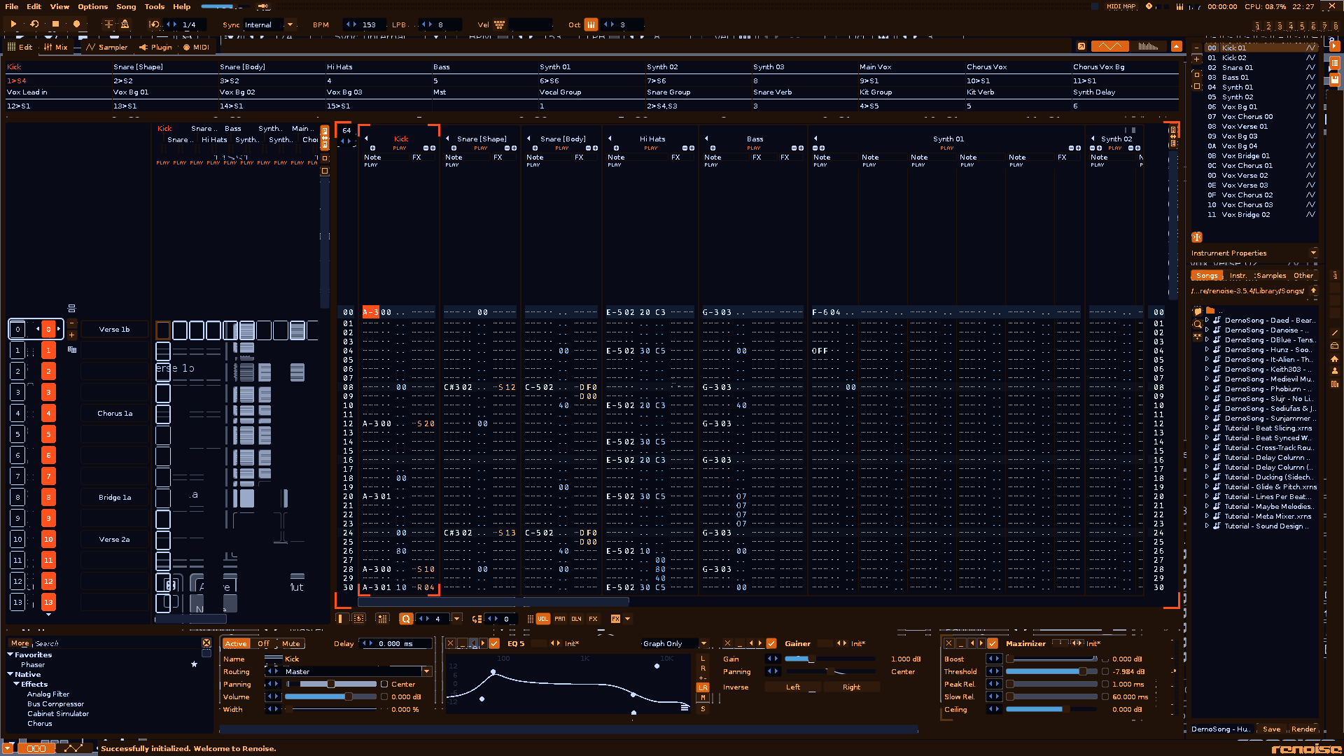 Pattern Editor preview of Inferno