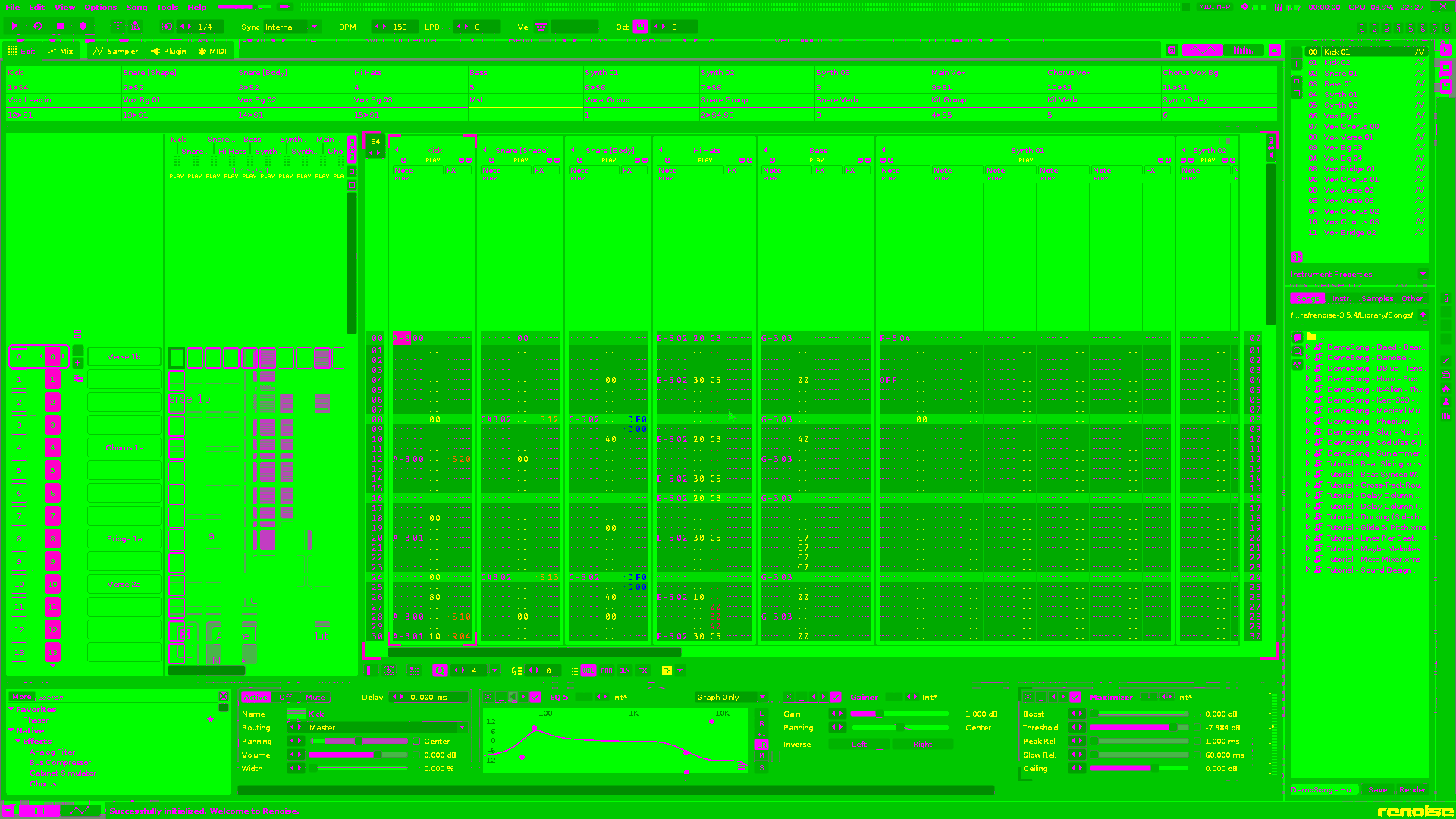 Pattern Editor preview of Toxic